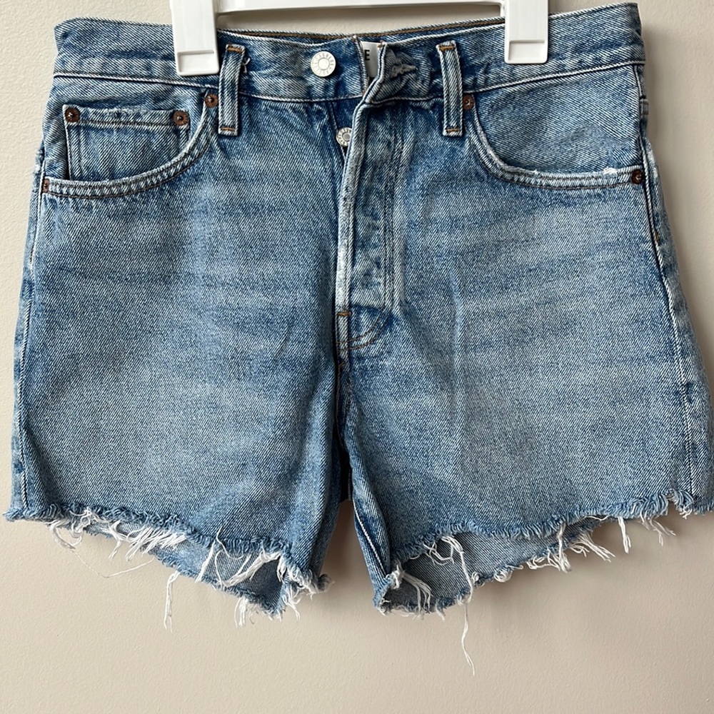 Agolde Parker Long Vintage Shorts size 28